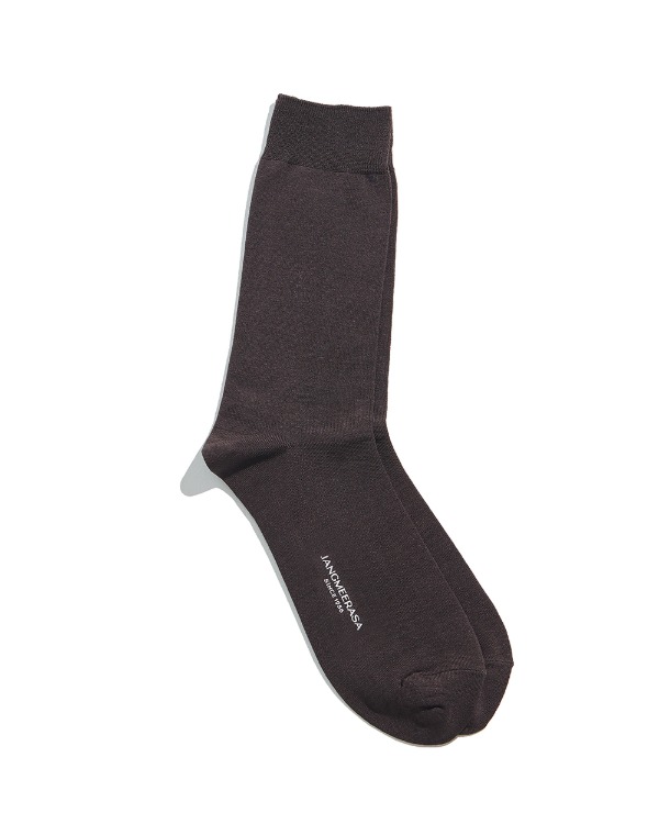 Plain Socks Brown