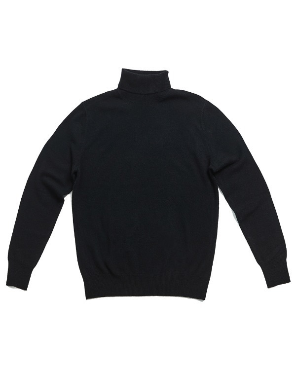 Wool&amp;Cashmere turtleneck knit black