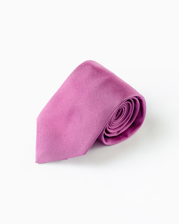 SGHEVIT Pink Classic Silk TIE