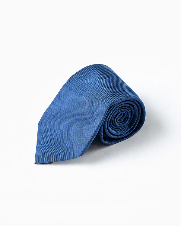 SGHEVIT Blue Classic Silk TIE